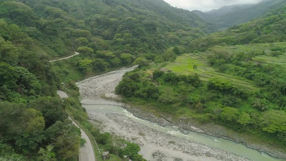 Mountain Landscape in Philippines, Luzon