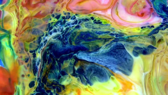 Color Explosion Abstract Art Painting alt