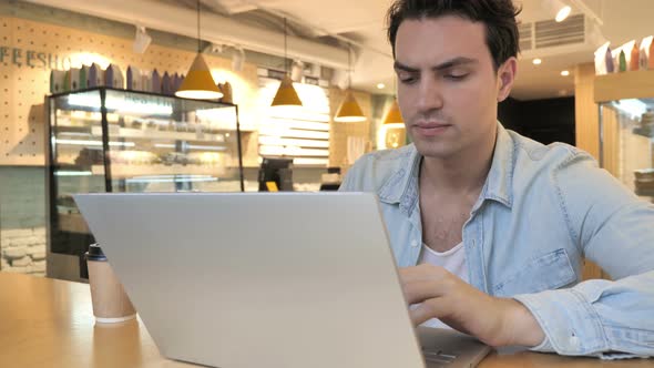 Tension and Headache, Frustrated Man with Stress of Work