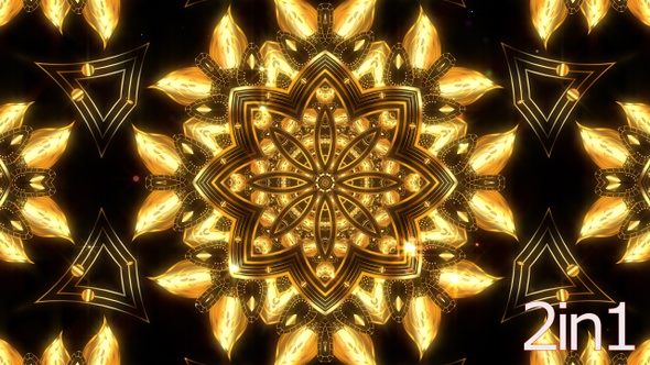 Gold Mandala Kaleido