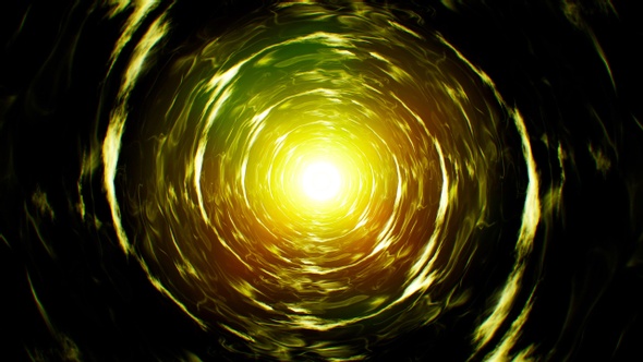 Abstract Spin Yellow Energy Background Loop 4K