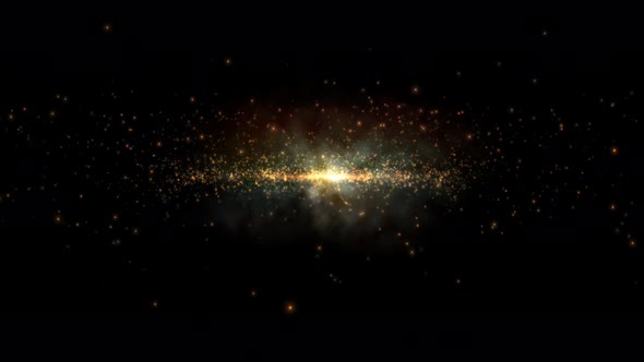 Galaxy Space Star Travel Zoom Loop Background