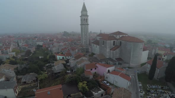 Aerial view of Church of St Blaise