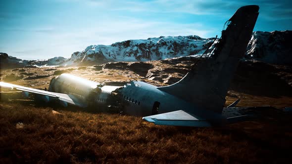 Plane Crashed on a Mountain