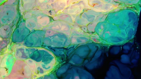 Surface Moving Colours Surface Liquid Paint Texture
