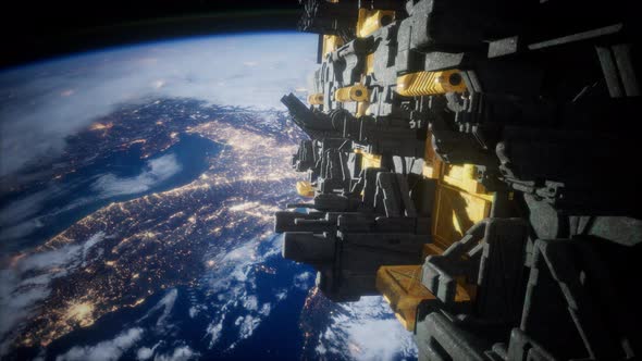 UFO Flying in the Space alt