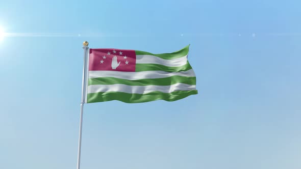 Abkhazian  Flag