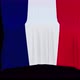 The piece of cloth falls with the flag of the State of France to cover the product - VideoHive Item for Sale