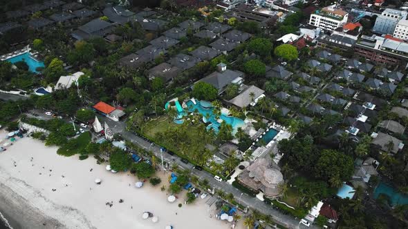 Beautiful Kuta, Seminyak and Double Six Beach drone footage in Bali. This footage was shot during Su