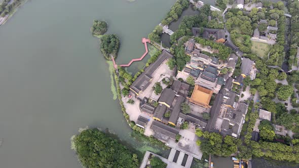 Temples Aerial View in China