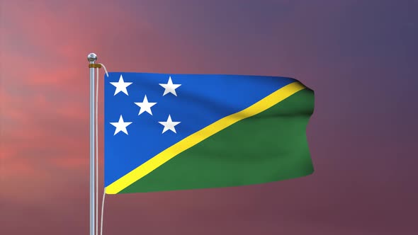 Solomon Islands Flag 4k
