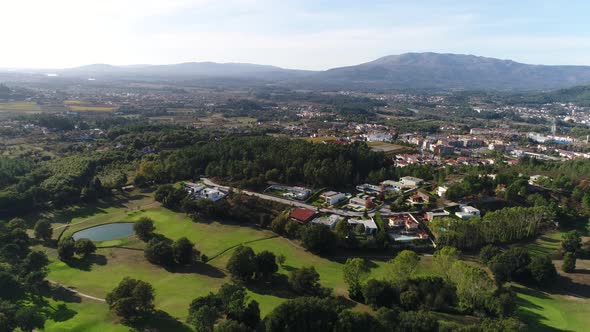 Golf Resort Aerial View