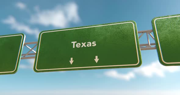 Texas Sign - 4K