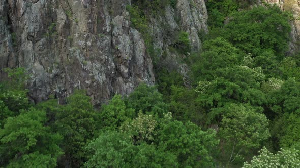 Aerial View On Volcanic Mountain In Madzharovo