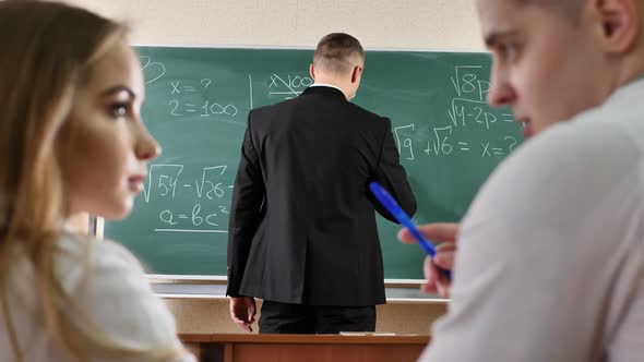 Students Talk and Interfere with the Lesson