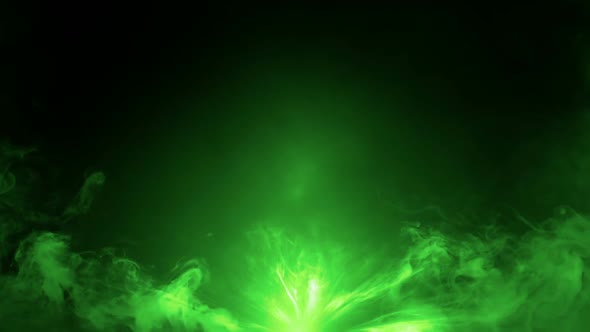 Green Smoke Smoke Coming From Below Loop 60fps 1