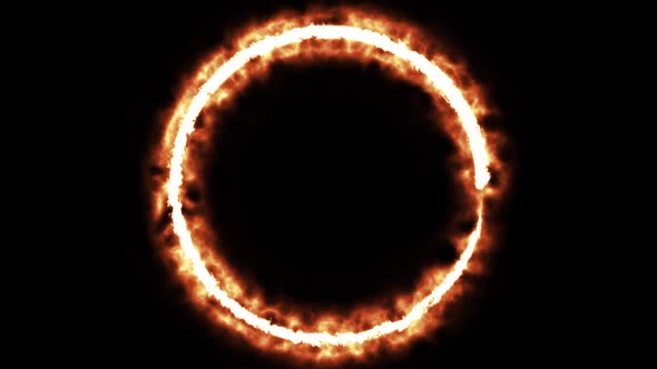 Blazing Ring of Fire in Space alt