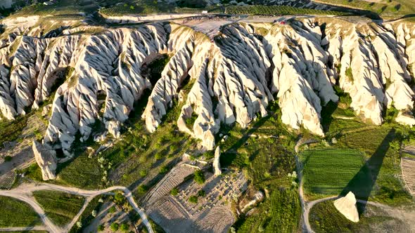 Best Cappadocia Textures aerial view 4 K Turkey