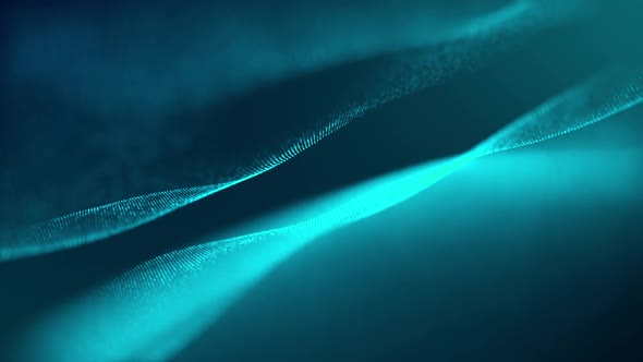 Abstract Particle Background Color Blue V2
