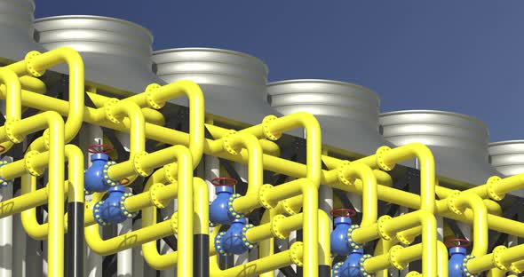 Chiller Cooling System at the Compressor Station alt