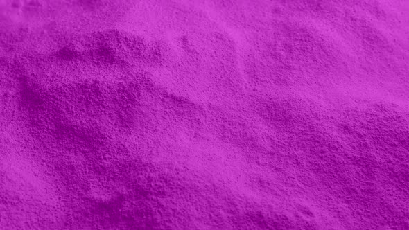 Vibrant Pink Paint Powder Moving Shot