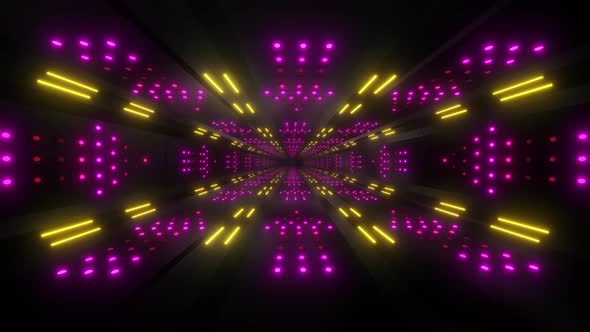 4k  Colored Led Arrow Tunnel