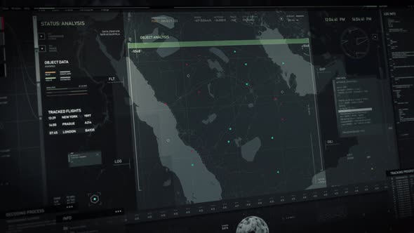 Airport technology connecting to an airplane to process the destination data alt