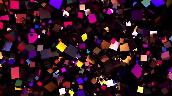 Multicolored Random Cubes