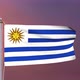 Uruguay Flag 4k - VideoHive Item for Sale