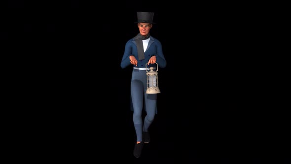 French Man Tip Toe Walk alt