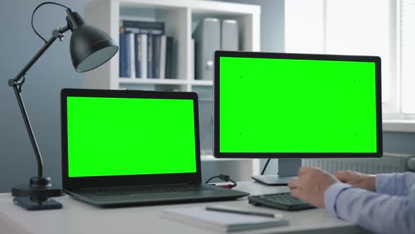 Computers with Green Display