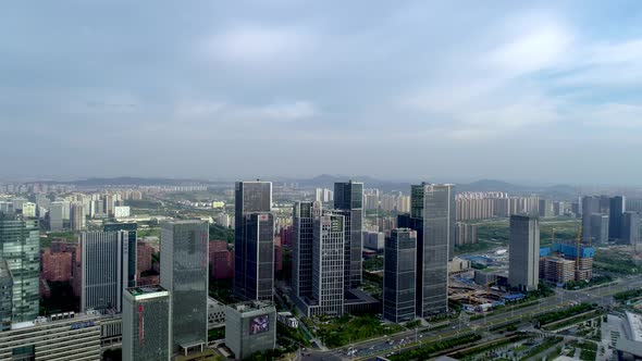 Nanjing City, Jiangsu Province, urban construction landscape