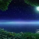 Starry Sky with Moon at Night over the Calm Sea - VideoHive Item for Sale