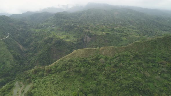 Rice Terraces in the Mountains