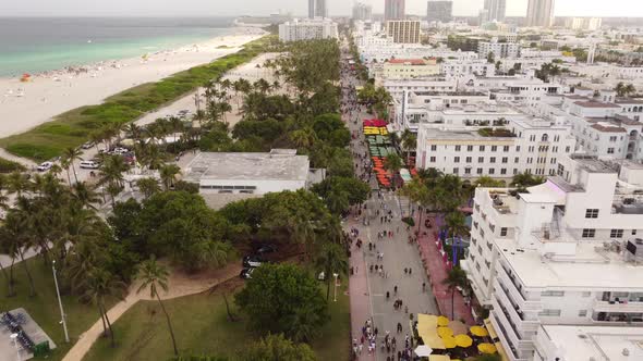 Drone Miami Beach Spring Break 2021