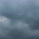Cloudscape dramatic grey heaven while the thunderstorm is coming. View up in  moving cloud cluster - VideoHive Item for Sale