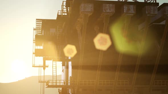 Oil Drill Rig Platform alt