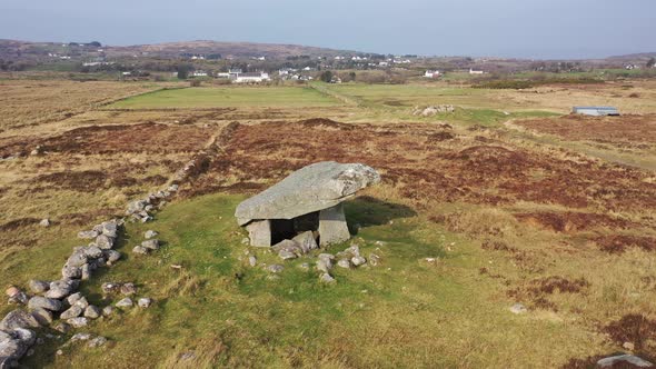 The Kilclooney Dolmen Is Neolithic Monument Dating Back To 4000 To 3000 BC Between Ardara