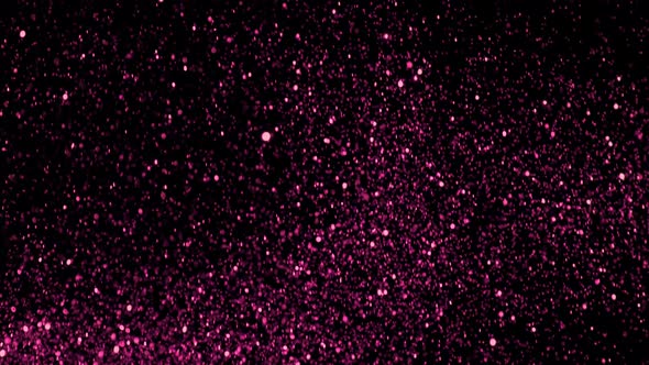 Pink Glitter Background in Super Slow Motion at 1000Fps