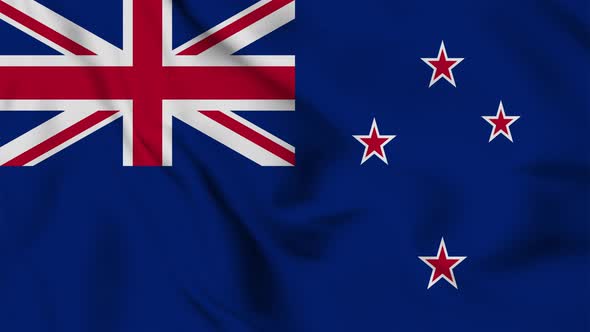 New Zealand flag seamless waving alt