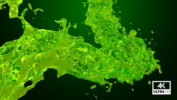 Twisted Green Water Splash V1 alt