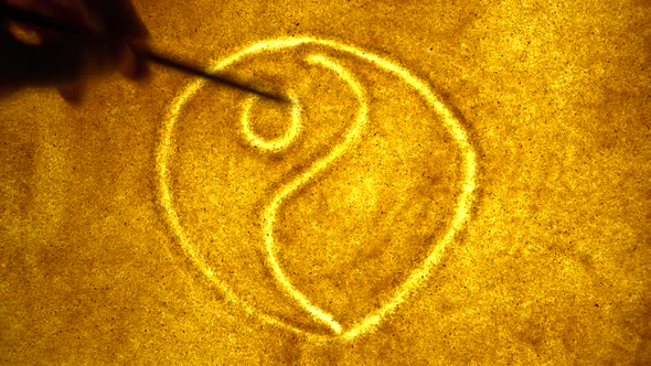 Symbol on the Sand