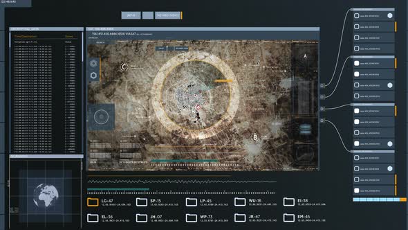 Modern Terrorism Following Scanning City Location Surface Software Interface alt