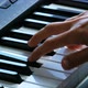 Female Hands Playing Piano. A Woman Touches the Keys with Her Fingers - VideoHive Item for Sale