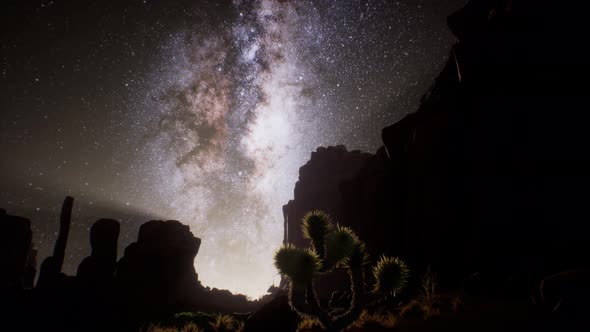 The Milky Way Above the Utah Desert, USA