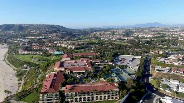 Aerial View of Salt Creek and Monarch Beach Coastline, California