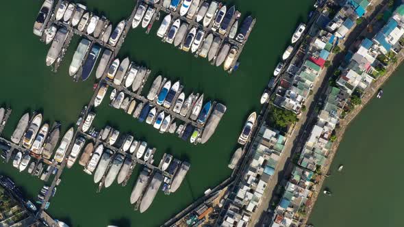 Hong Kong yacht club in Sai Kung