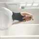 Slow Motion of Young Choreographer Demonstrates Elements of Modern Dance on Camera - VideoHive Item for Sale