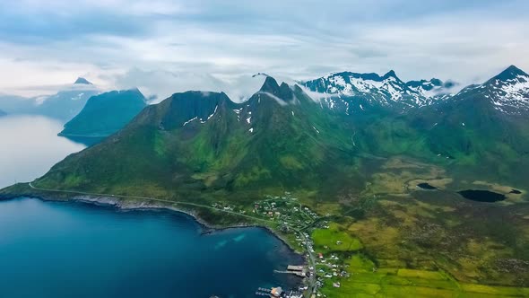 Mefjordvar, Island Senja. Beautiful Nature Norway Natural Landscape Mefjord