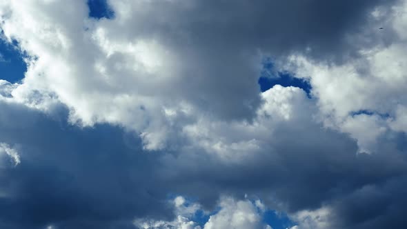 amazing timelapse shot of cloudy sky